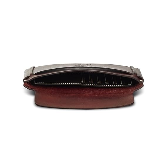 Rohit Bal Black Leather Wallet with Flap for Men