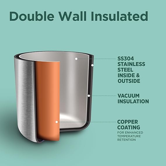 MILTON DUO DLX 1500 THERMOSTEEL WATER BOTTLE 1.5 LITRE 24 HR HOT AND COLD I LEAK PROOF LID ISI