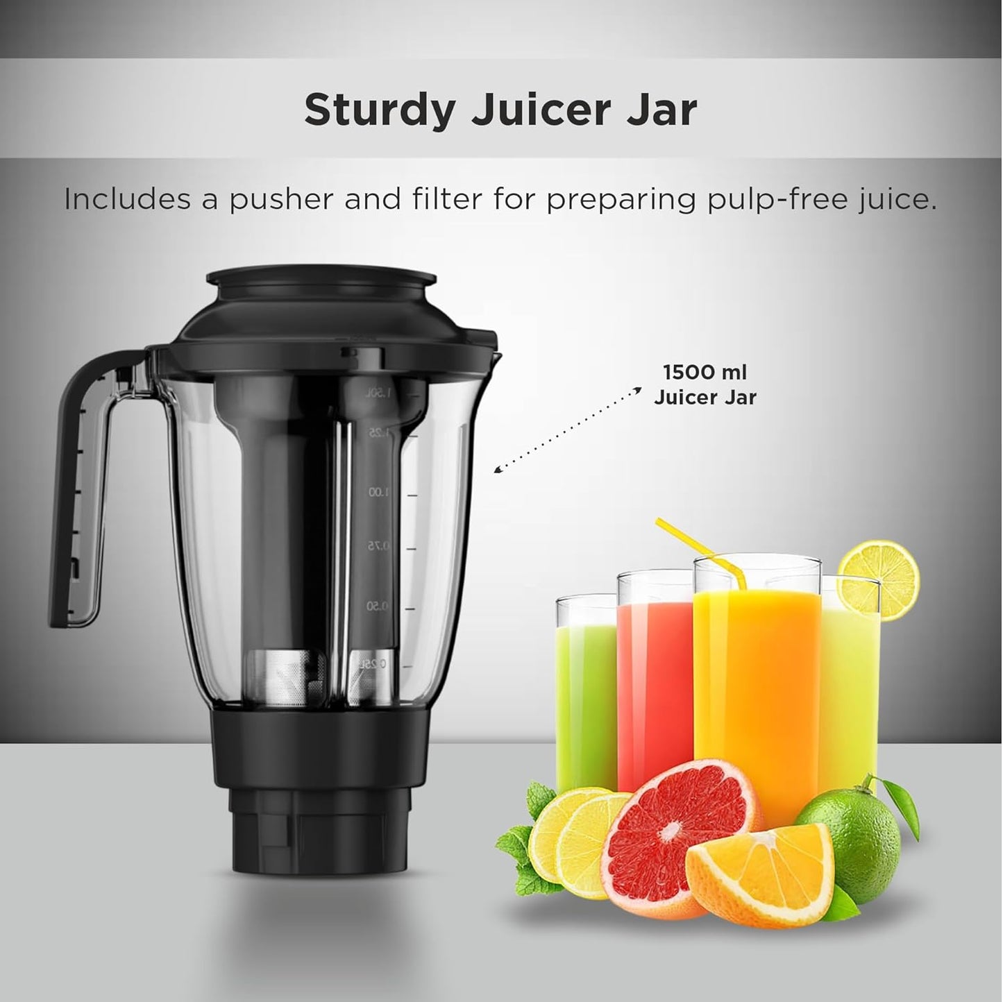 BUTTERFLY JET ELITE MIXER GRINDER 750W 4 JARS (GREY)