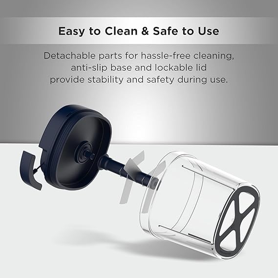 BUTTERFLY PREMIUM VEGETABLE CHOPPER 900 ML BLUE