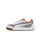 PUMA Unisex-Adult Shuttle Aero Rickie Orange-Silver-White Indoor Shoe - 10 UK