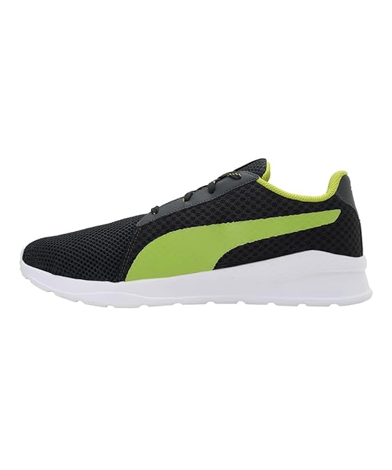 Puma Unisex Adult Hampton Sneaker ( Dark Shadow-Limepunch , 6 UK )