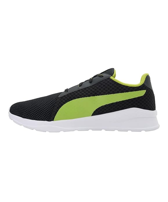 Puma Unisex-Adult Hampton Dark Shadow-Limepunch Walking Shoe- 8 UK