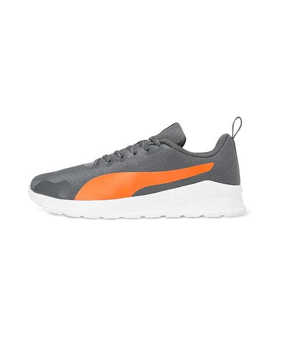 Puma Kenton Shoes For Mens  Castlerock-Vibrant Orange-8UK