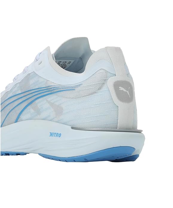 Puma Womens Liberate Nitro 2 WN's ICY Blue-Silver-Regal Blue Running Shoe - 4 UK