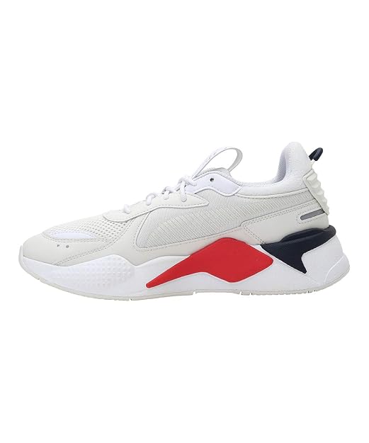 PUMA | RS-X Pop Unisex Shoes | Marshmallow-Poppy Red | 3.5UK