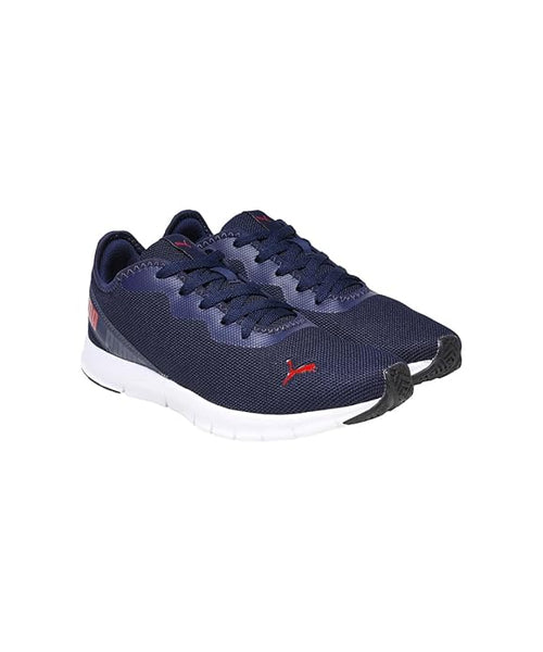 PUMA  Hustle V2 Men's Shoes  (Peacoat-High Risk Red , 6)