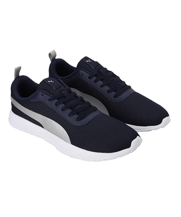 Puma Men Saddle Sneaker ( Peacoat-Silver , 10 )