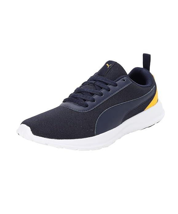 Puma Mens Zelus, Peacoat-Spectra Yellow-White, Sneaker - 8UK