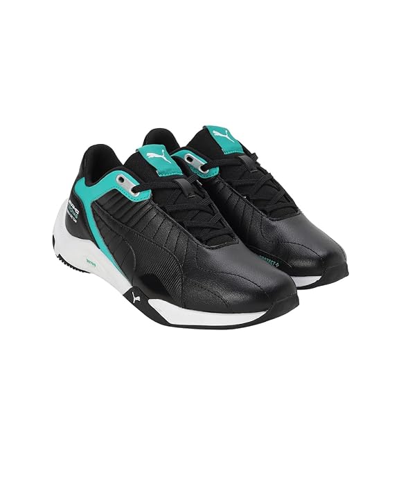 PUMA Unisex-Kid MAPF1 Kart Cat RL Nitro Jr Black-White Sneaker - 6 UK