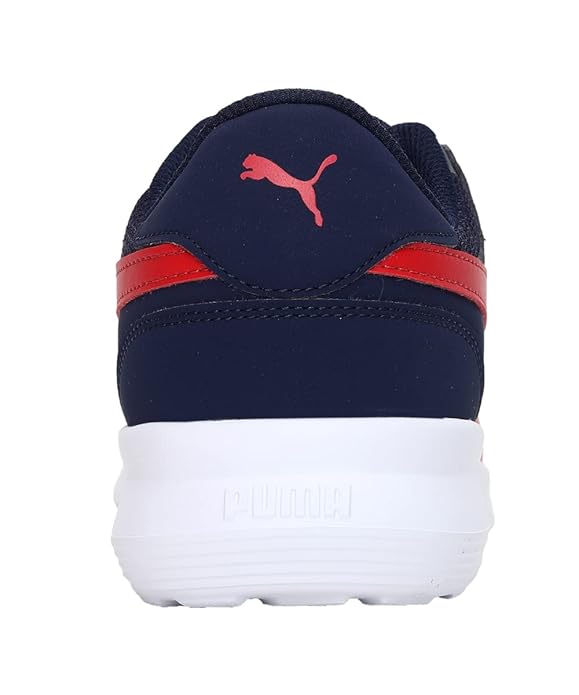 Puma Men Ziller V2 IDP Peacoat-High Risk Red Running Shoe  10UK