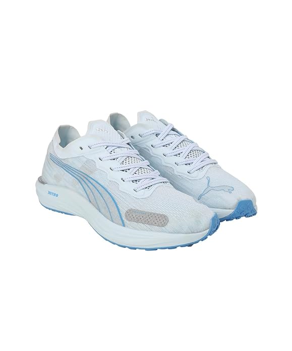 Puma Womens Liberate Nitro 2 WN's ICY Blue-Silver-Regal Blue Running Shoe - 4 UK