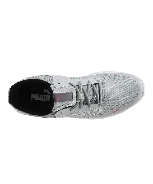 Puma Womens Cora WN's Black-Dark Shadow-Silver Sneaker - 4 UK