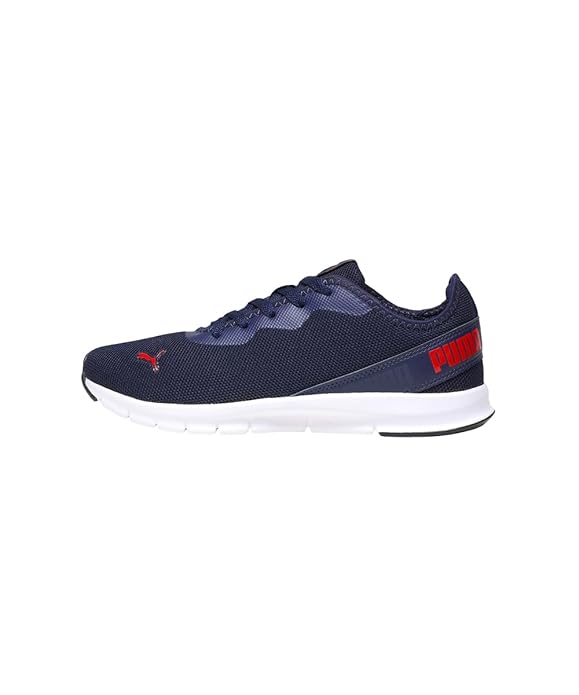 PUMA  Hustle V2 Men's Shoes  (Peacoat-High Risk Red , 6)