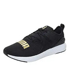 PUMA Unisex Softride Cruise Bold Walking Shoes Puma Black-Puma Team Gold - 7