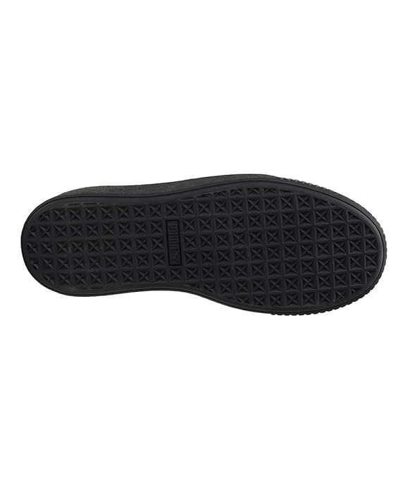 PUMA | Basket Platform Velvet Rope Women's Shoes | Black-Black | 6.5UK
