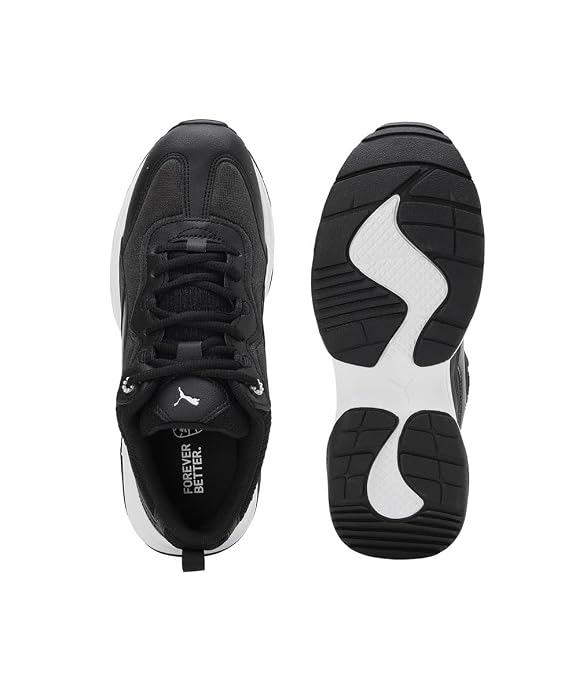 PUMA Womens Cilia Regent Romance Flat Dark Gray-Black-Silver Sneaker - 4 UK