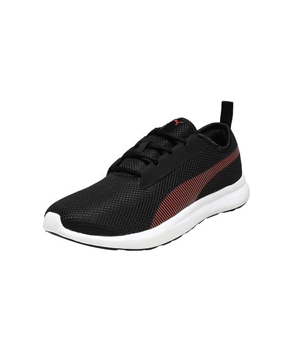 PUMA | Zeppelin Men's Shoes | Black-Cherry Tomato-White | 9UK