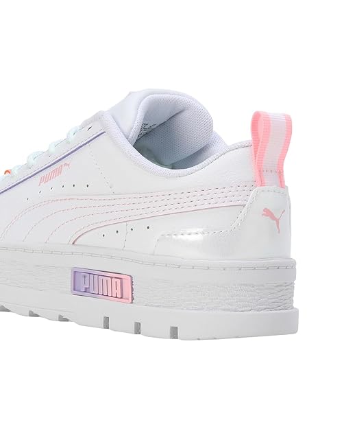 PUMA Girls Mayze Cosmic Girl PS White-Koral Ice Sneaker - 13 UK