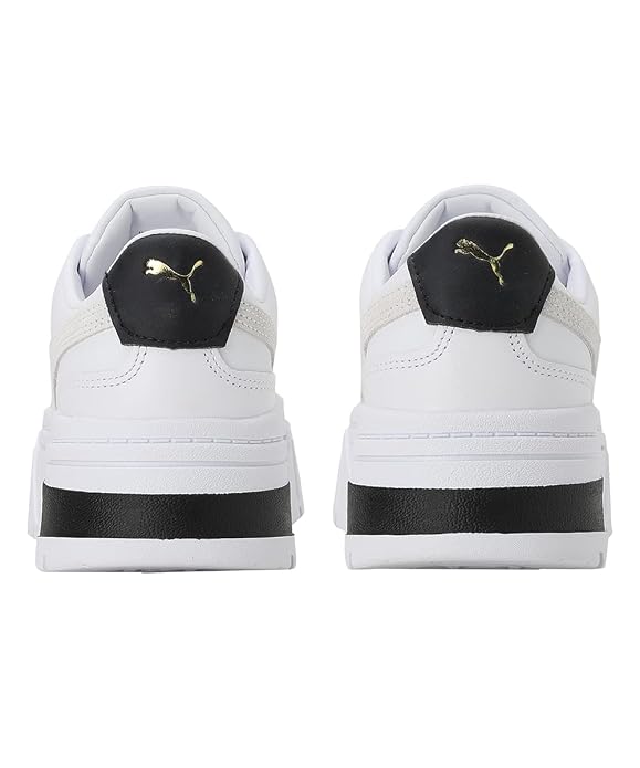 Puma Womens Mayze Stack WNS Puma White-Vaporous Gray Sneaker - 4 UK