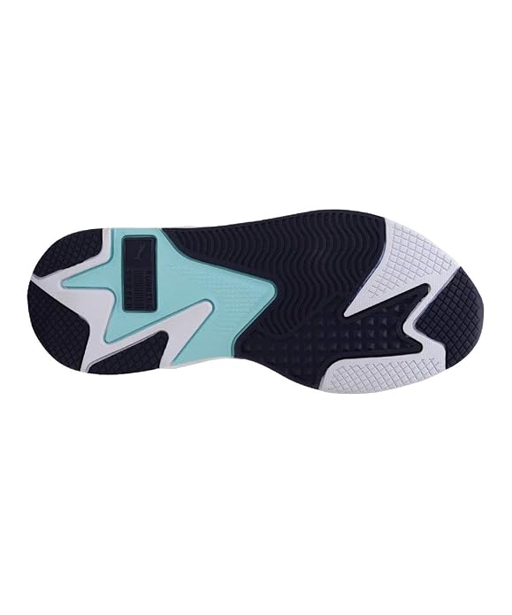 PUMA Unisex Adult RS-X³ Hard Drive  Sneaker  (White-Angel Blue , 3 UK )