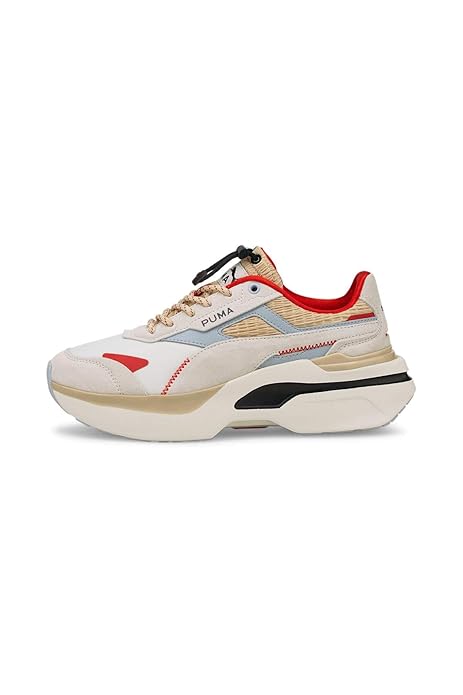 Puma Womens Kosmo Rider Retro Grade WNS Sneaker (  Vaporous Gray-Light Sand , 3 )