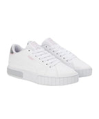 Puma Womens Cali Star Glitter WNS White-Platinum Gray-Pearl Pink Sneaker - 6UK