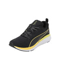 Puma Unisex Adult Softride Pro Echo Running Shoe ( Black-Yellow Blaze , 12)