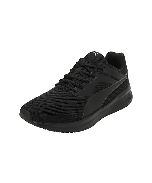 Puma Unisex-Adult Transport Black-Black Walking Shoe - 10 UK