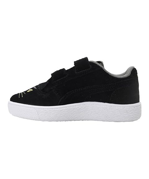 Puma Unisex-Child Ralph Sampson Animals V PS Puma Black-Super Lemon Sneaker (11 Children)