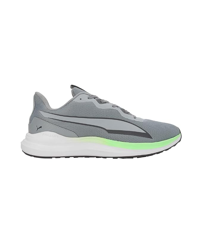 PUMA Men, Exotine 2.0, Cool Mid Gray-Cool Dark Gray-Spring Fern, Running Shoe, 11UK