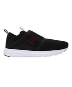 Puma Men's Black-Flame Scarlet Running Shoes-6 UK