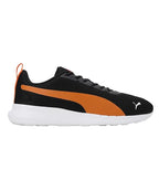 Puma Mens Fireball Black-Vibrant Orange-White Sneaker - 9UK