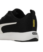 PUMA | SOFTRIDE Vital Engineered Mesh Men's Running Shoes | Black-White-Lemon Meringue | 9UK