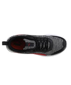 Puma Men Flex T2 Running Shoe ( Black-High Risk Red, 8 )