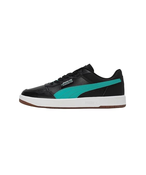 Puma Unisex-Adult MAPF1 Court Ultra Black-Spectra Green-White Sneaker - 11 UK