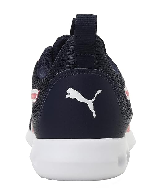 Puma unisex-adult Concave Pro X Peacoat / Sun Kissed Coral Running Shoe - 4 UK