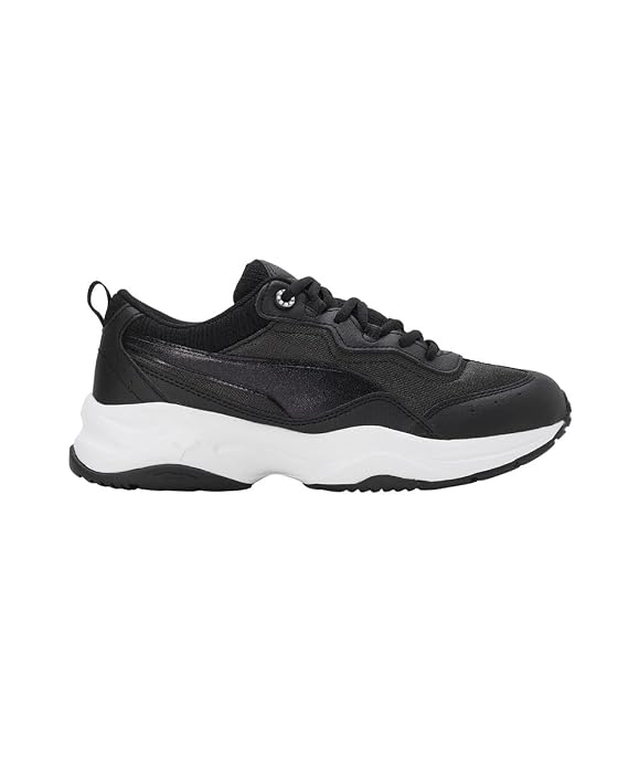 PUMA Womens Cilia Regent Romance Flat Dark Gray-Black-Silver Sneaker - 4 UK