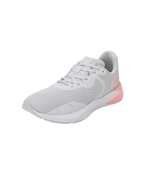 Puma Unisex-Adult Disperse XT 3 Feather Gray-White-Koral Ice Training Shoe - 4 UK