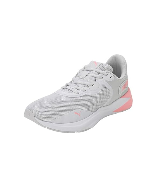 Puma Unisex-Adult Disperse XT 3 Feather Gray-White-Koral Ice Training Shoe - 4 UK
