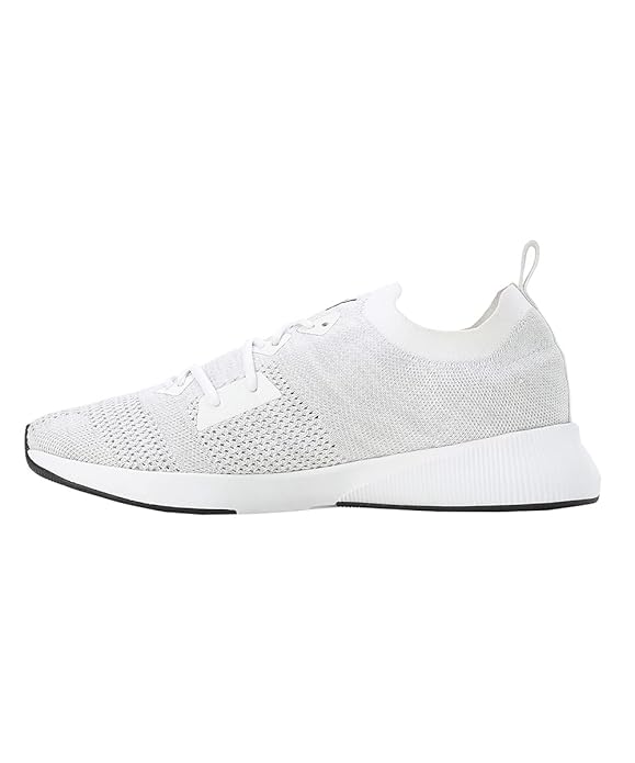 PUMA | Flyer Runner Engineered Knit Men's Shoes | White-Cool Mid Gray-Black | 9UK