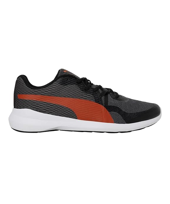 PUMA Mens Wave V1 Asphalt-Black-Firelight Sneaker - 6UK