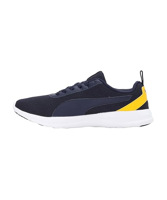 Puma Mens Zelus, Peacoat-Spectra Yellow-White, Sneaker - 8UK
