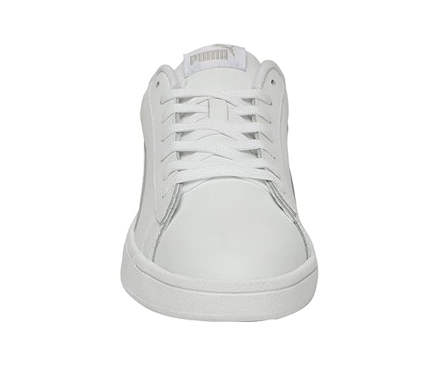 Puma Unisex Adult Court Breaker Derby L White Leather Sneakers-10 UK