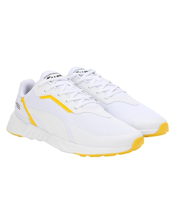 PUMA Unisex-Adult PL Tiburion Logo White-White Sneaker - 11UK