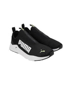 PUMA Unisex-Adult Wired Rapid Black-White-Fast Yellow Sneaker - 10 UK