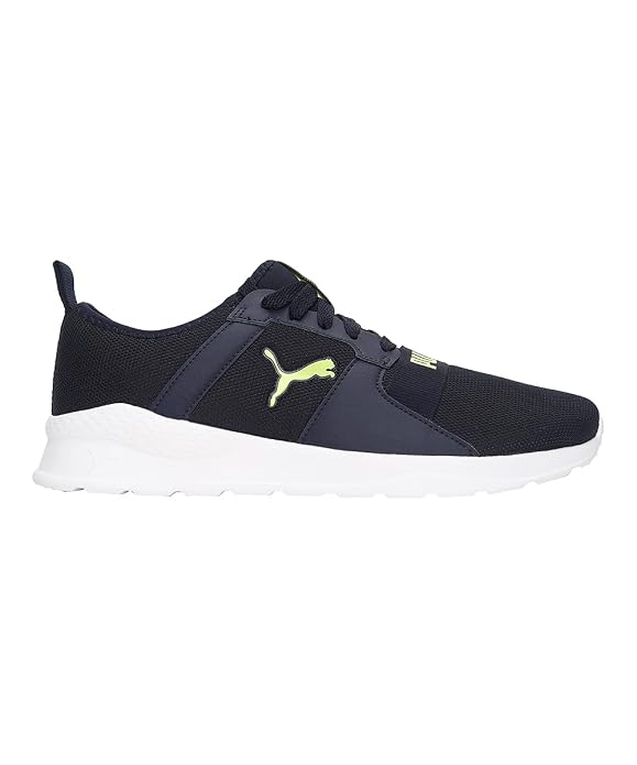 Puma Unisex-Adult Harold Peacoat-Limepunch Sneaker - 10 UK