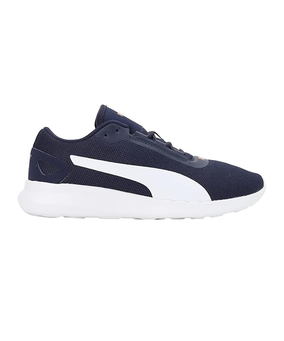 Puma Mens Volant, New Navy-White-Vibrant Orange, Sneaker - 9UK