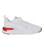 Puma Unisex-Kid Ferrari Race X-Ray Jr White-Rosso Corsa Sneaker - 4 UK