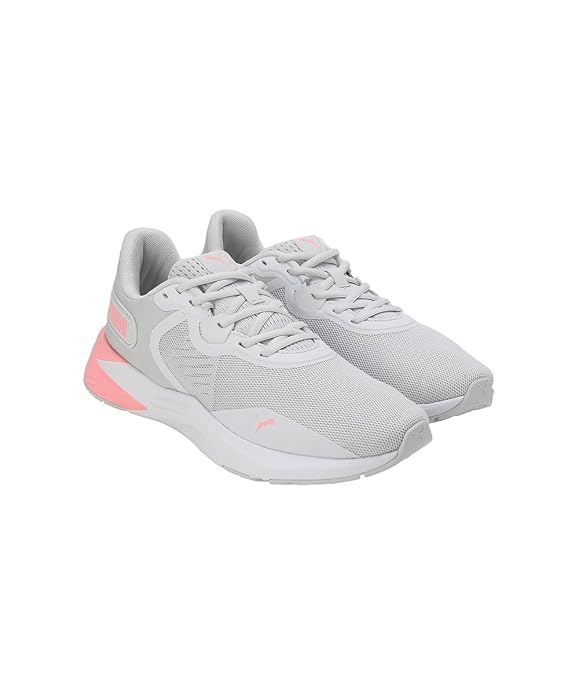 Puma Unisex-Adult Disperse XT 3 Feather Gray-White-Koral Ice Training Shoe - 6 UK